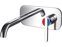 Смеситель для ванны (Lt) D35, серия Lotus хром, a-five (Встраиваемый, Короткий излив) (a-five) (A5-0544)