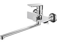 Смеситель для ванны (Lt) D35, серия Camellia хром, a-five (На стену, Длинный поворотный L-излив) (a-five)