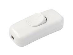 Выключатель на шнур 6А 250В белый, BYLECTRICA (однополюсный) (BYLECTRICA) (ВШ116-003)