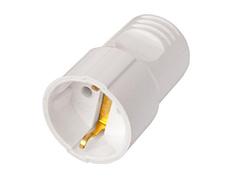 Розетка 1-ая переносная (с/з, 16А, 250В) белая, BYLECTRICA (BYLECTRICA) (Р16-380)