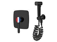 Смеситель для биде (Lt) D35, серия Lotus черный, a-five (Встраиваемый, Излива нет) (a-five) (A5-0650)