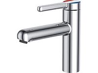 Смеситель для умывальника (Lt) D35, серия Lotus хром, a-five (Монолитный излив) (a-five) (A5-0521)