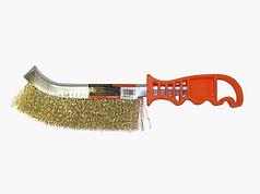 Щетка латунированная STARTUL STANDART (ST5025) (проволочная, пластмассовая рукоятка) (STARTUL) (ST5025)