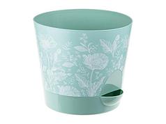 Кашпо НИКА ДЕКО 2,7л с прикорневым поливом (маки) IDEA (IDEA) (М3078)