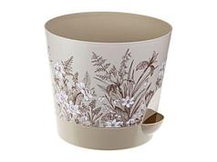 Кашпо НИКА ДЕКО 0,8л с прикорневым поливом (нарциссы) IDEA (IDEA) (М3076)