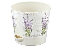 Кашпо НИКА ДЕКО 0,8л с прикорневым поливом (лаванда) IDEA (IDEA) (М3076)