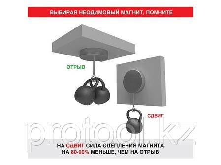 Диск магнитный неодимовый 20х5 мм с зенковкой 10х4,5 мм (упаковка 2 шт.) Rexant (REXANT) (72-3603), фото 3