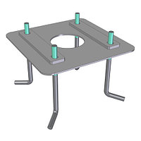 Закладная пластина для шлагбаумов серии TRAFIK