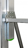 Вышка-тура алюминиевая с подъемным механизмом с настраиваемыми ножками Sarayli, 5,3 м, фото 3