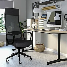 МАРКУС офисное кресло, Vissle темно-серый ИКЕА, IKEA, фото 3