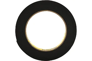 Лента двухсторонняя клейкая, черная, на вспененной основе, STAYER PROFESSIONAL 9 мм, 5 м