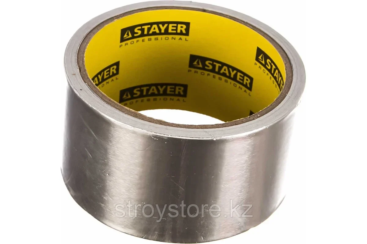 Лента алюминиевая самоклеящаяся, STAYER PROFESSIONAL ProTape 50 мм х 10 м до 120 °С