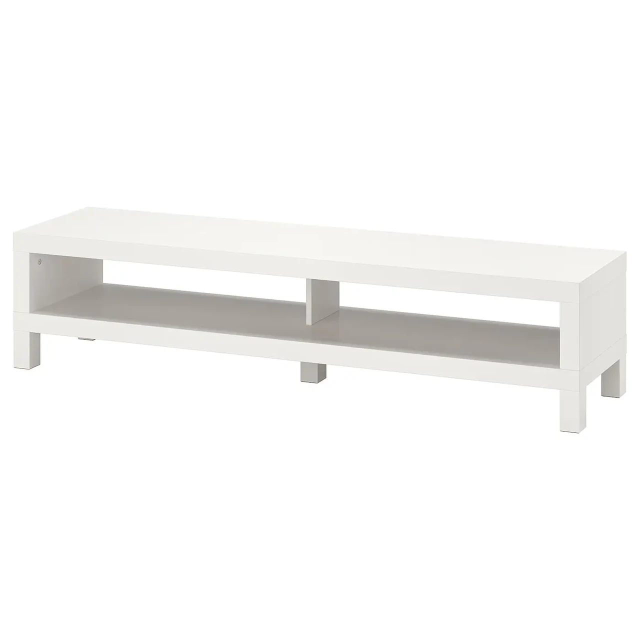 ЛАКК  Тумба под ТВ, белая, 160x35x36 см ИКЕА, IKEA