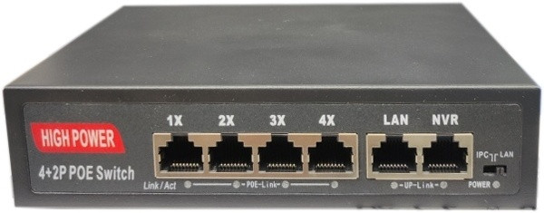 Коммутатор PoE  Smart 4Port 10/100Mbit model CX-1004 LS-DS0402A-DP6