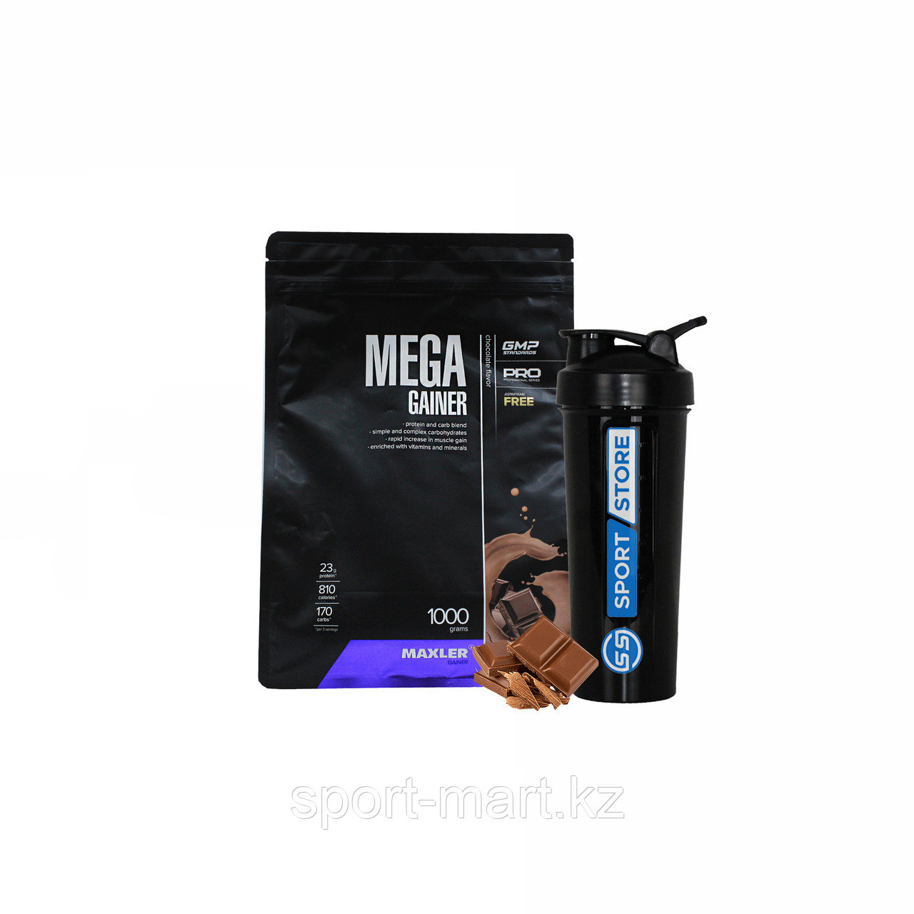 Гейнер высокоуглеводный Maxler Mega Gainer 13 порций 1000 гр