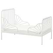 Кровать детская раздв МИННЕН +реечн днище белый ИКЕА, IKEA