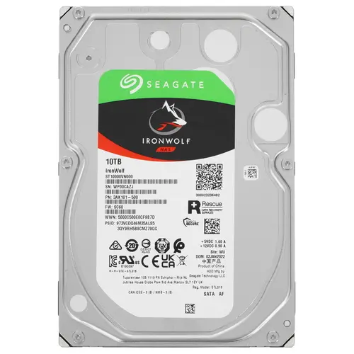 Жесткий диск 10Tb HDD Seagate IronWolf ST10000VN000