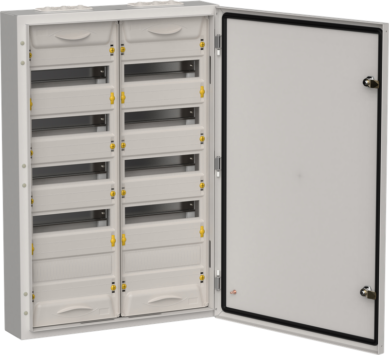 Корпус металлический TITAN5 ЩРн-120 (2х60) (835х570х140мм) одна дверь серый IP54 IEK, фото 1