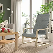 ОРСУНДА кресло, Книса светло-серое ИКЕА, IKEA, фото 3