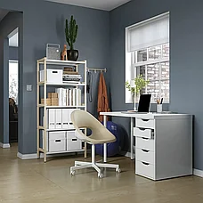 Стол письменный ЛАГКАПТЕН /АЛЕКС 120х60 белый ИКЕА, IKEA, фото 5