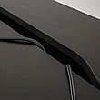 АЛЕКС письменный стол, черно-коричневый, 132x58 см ИКЕА, IKEA, фото 7