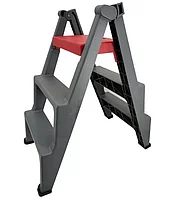Стремянка пластиковая 3 ступеньки T6009 (AutoMeister)