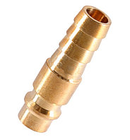 Переходник "папа" быстросъемный - елочка диам. 10 мм, латунь NORDBERG NPM10B