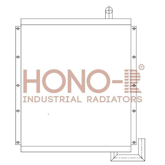 Радиатор для Hitachi EX270
