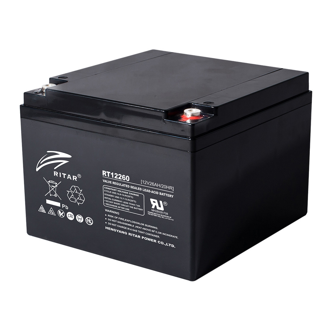 Аккумуляторная батарея Ritar RT12260 12В 26 Ач, фото 1