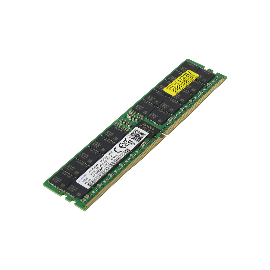 Модуль памяти Samsung M321R8GA0BB0-CQK DDR5-4800 ECC RDIMM 64GB 4800MHz, фото 1