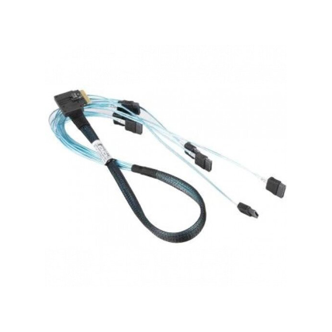Кабель интерфейсный Slimline SAS x8 to x8 SATA Supermicro CBL-SAST-1270-100, фото 1