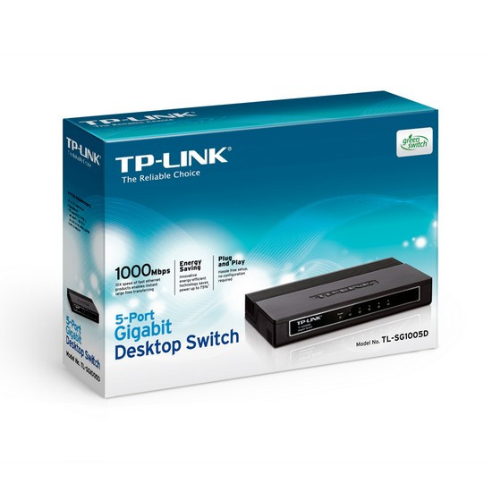 Коммутатор TP-Link TL-SG1005D, фото 1