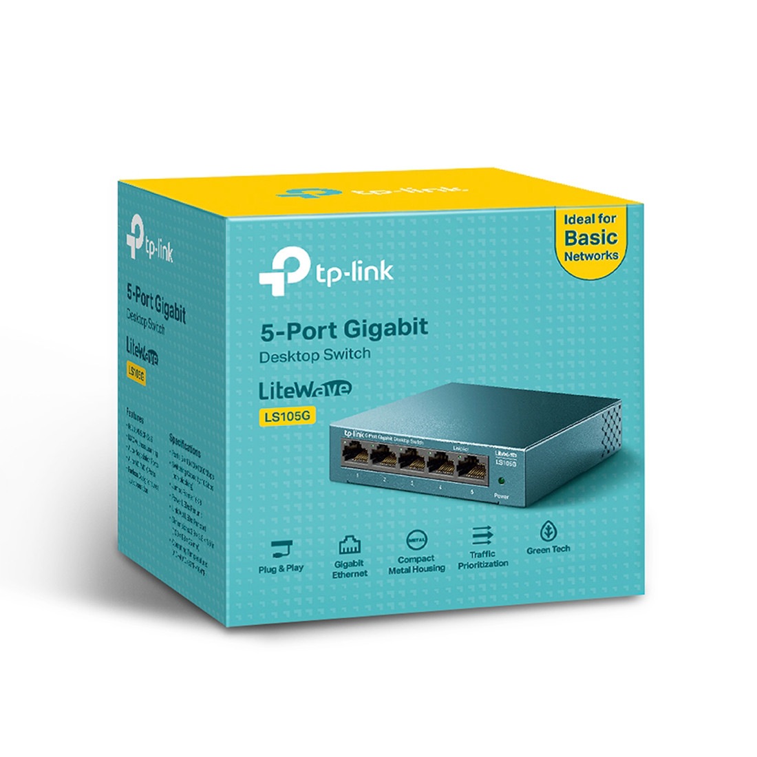 Коммутатор TP-Link LS105G, фото 1