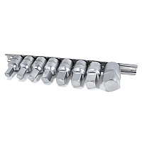 ROCKFORCE Набор головок-квадратов для маслосливных пробок,8 предметов, 1/2"(8,9.5,10,10.5,12,12.7,13.5,19мм)