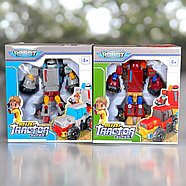 525-2 Robot mini Tractor Трактор трансформер 18*16см, фото 3