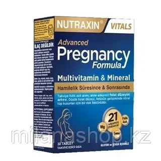 Nutraxin Pregnancy formula — Витамины для беременных 30 таблеток
