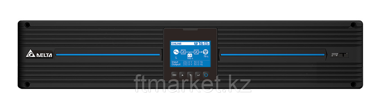Delta Electronics RT 10kVA, 3:1/3:3, 400V, PF unity, 2U height, charging current up to 8A, фото 1