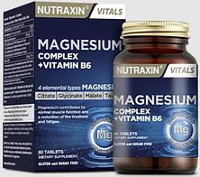 Nutraxin Magnesium Complex + Vitamin B6  ( комплекс магний +  B6 ) 60 таблеток