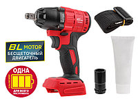 Аккум. ударный гайковерт WORTEX CWR 0318 в кор. ALL1 SOLO БЕСЩЕТ., 18 В, 310 Н*м, 1/2" (вес 2.0 кг) (WORTEX)