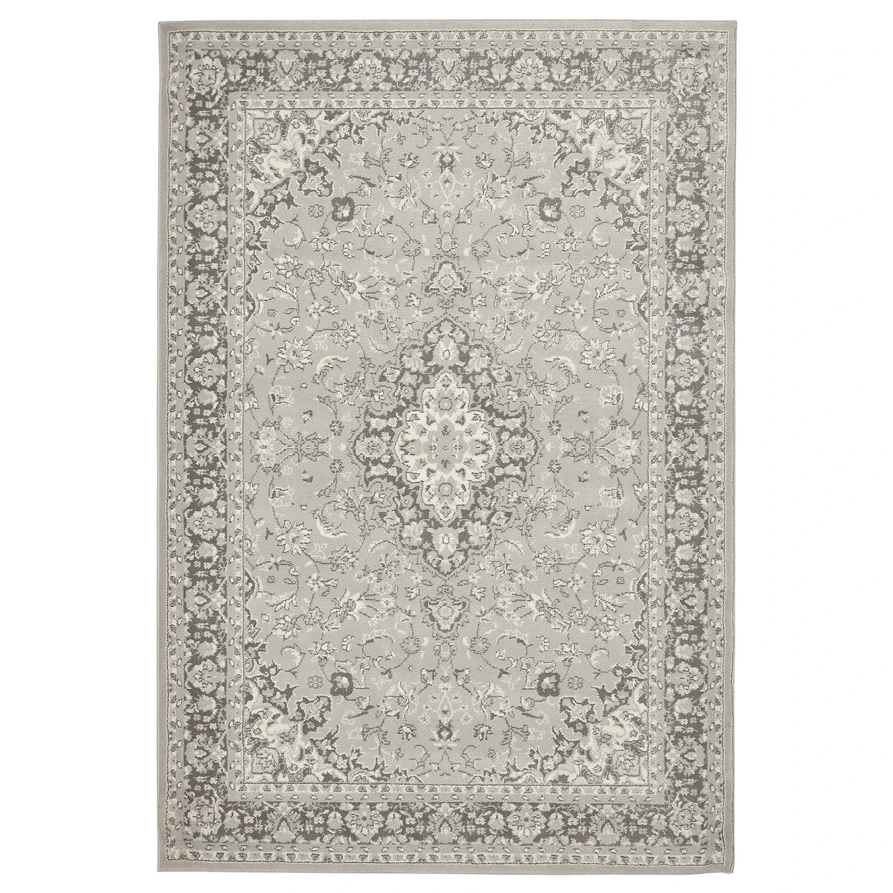Ковер короткий ворс ВЕДБЭК , светло-серый, 133x195 см ИКЕА, IKEA
