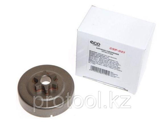 Барабан сцепления CSP-021 ECO (Цепной барабан (звездочка) 3/8" LP 6 зуб.) (ECO) (CSP-021), фото 1