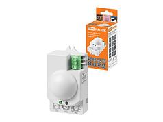 Датчик движения микроволновый ДДМ-01 5,8ГГц 1200Вт, 10-720с, 1-8м, 3+Лк, IP20, TDM (TDM) (SQ0324-0015)