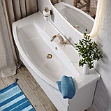 Тумба подвесная «RODOS» 106см с умывальником Элеганс 1050 (цвет: белый), фото 4