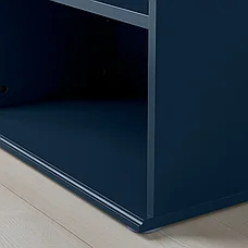 Сервант СКРУВБЫ СКУБЫ Комод, сине-черный, 120х38х90 см ИКЕА, IKEA, фото 5