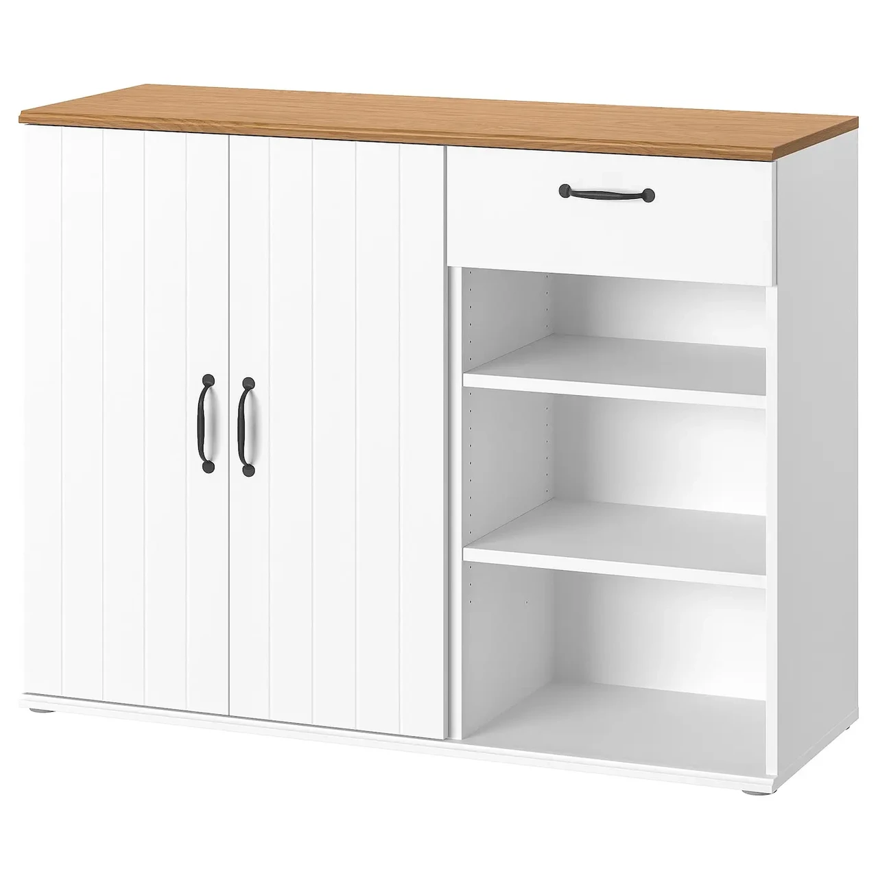 Сервант СКРУВБЫ СКУБЫ Комод, белый, 120х38х90 см ИКЕА, IKEA