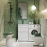 Тумба напольная «DUET» 115см с умывальником Forma 115 левая (цвет: белый), фото 3