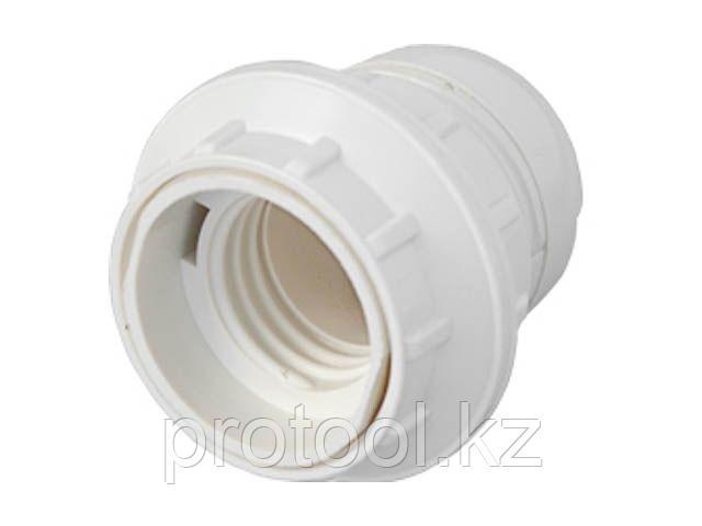 Патрон Е27 с резьбовым вводом и 2мя абажурными кольцоми, BYLECTRICA (BYLECTRICA) (Е27РК-003 2к)