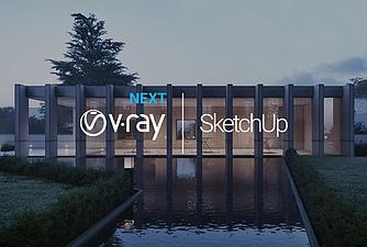 SketchUp Studio + V‑Ray Подписка 1 год.