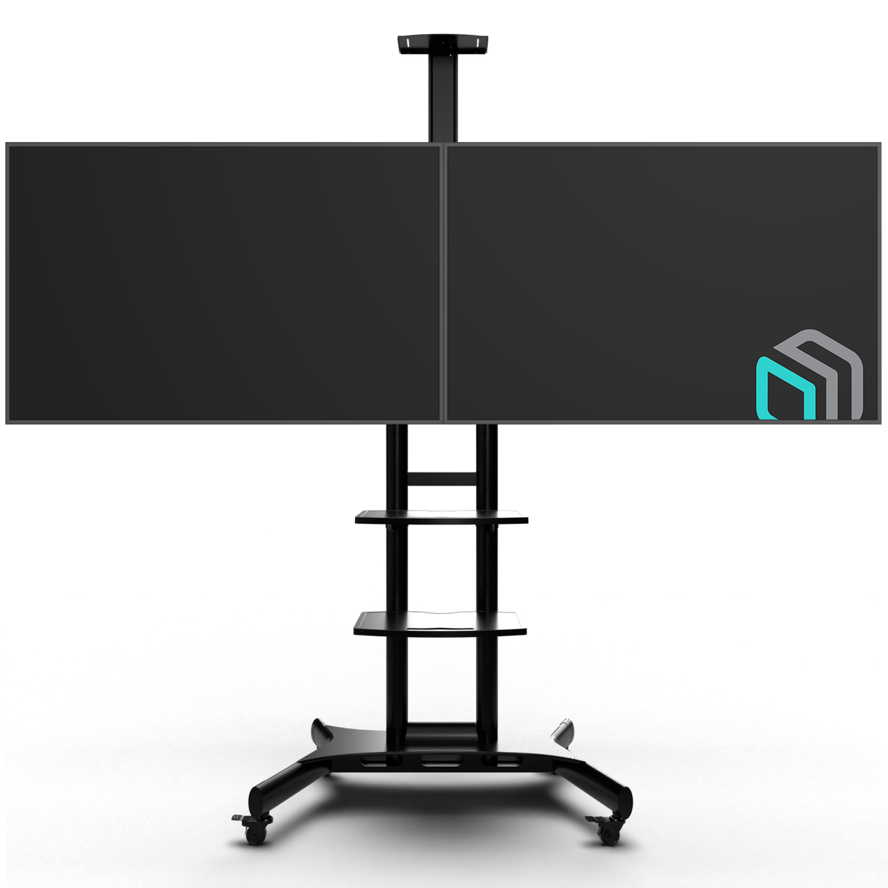 Стойка мобильная ONKRON TS1881DV черный, до 90кг, фото 1