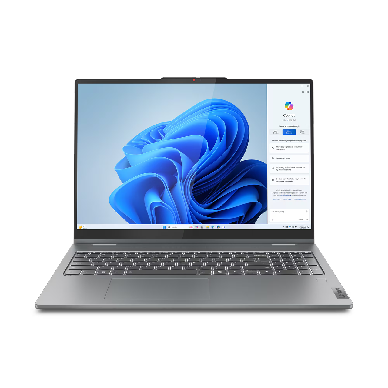 Ноутбук Lenovo IdeaPad 5 2-in-1 16AHP9 16" Ryzen 7-8845HS/16Gb/512Gb SSD/DOS (83DS003TRK)